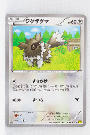 XY5 Gaia Volcano 055/070 Zigzagoon 1st Edition