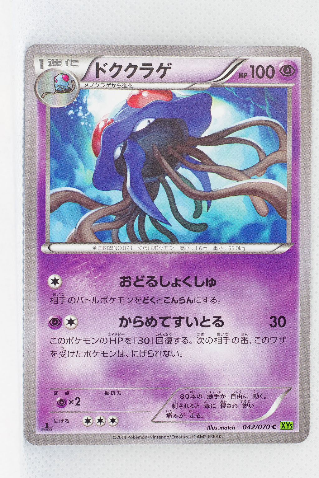 XY5 Tidal Storm 042/070	Tentacruel 1st Edition