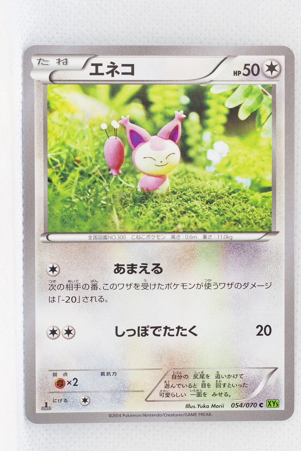 XY5 Tidal Storm 054/070 Skitty 1st Edition