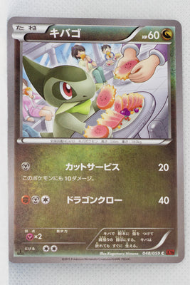 XY8 Red Flash 048/059 Axew 1st Edition